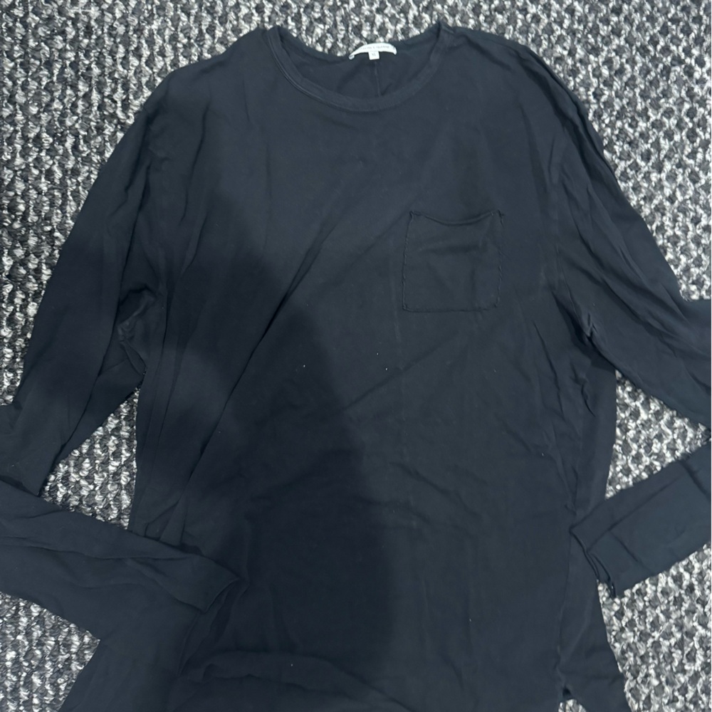 Cotton Citizen Black Long Sleeve Tee